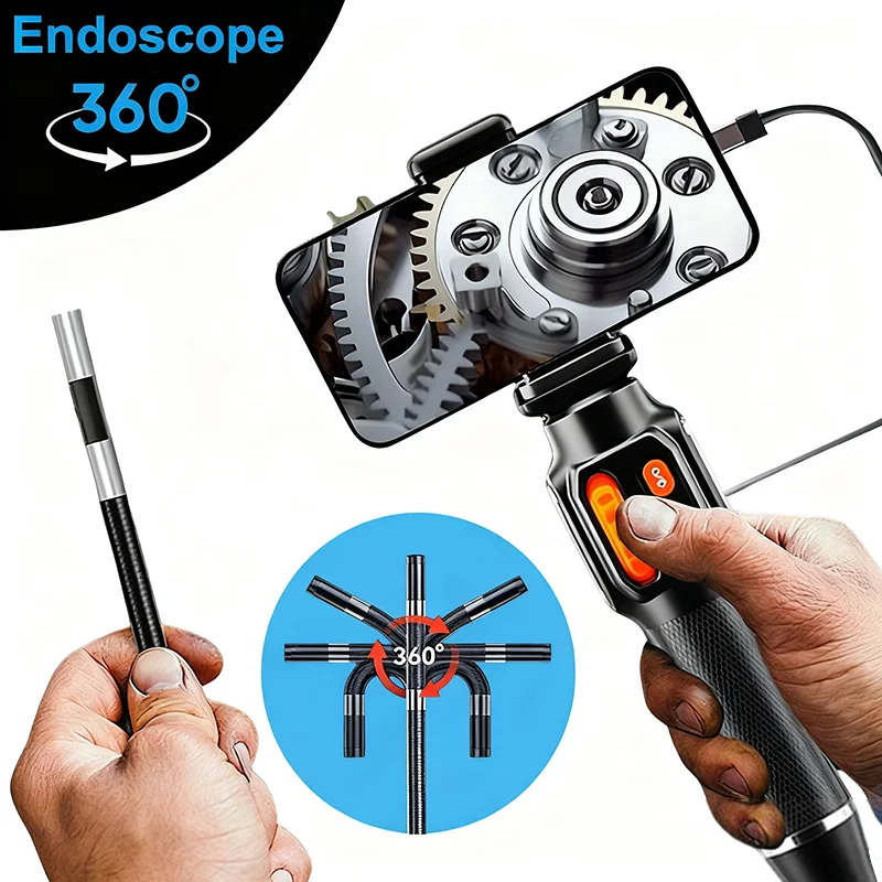 산업용 내시경 카메라 휴대폰 고화질 카메라 자동차 에어컨 파이프라인 검사 하수구 카메라 HD