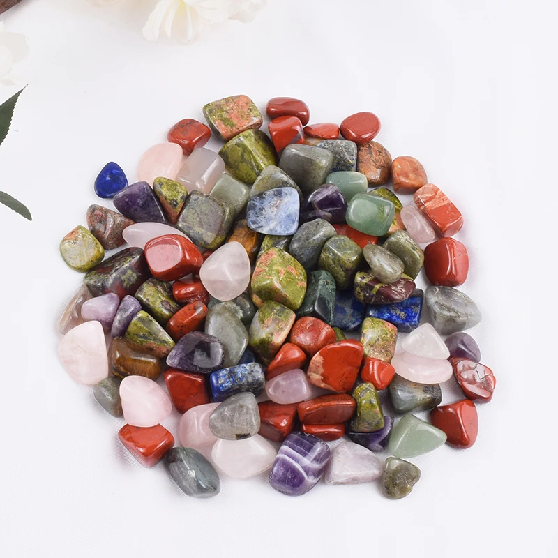 100g vysoký kvalita tumbled drahokam nepravidelný přírodní hromadné kámen barvitý krystalů přírodní  uhlazený broušené sklo domácí akvárium dekorace