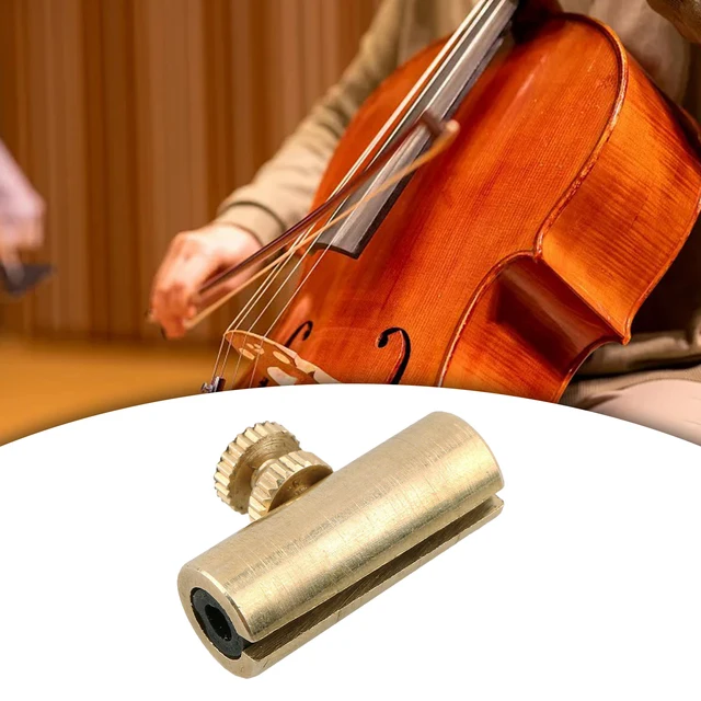 Sordina Per Violoncello In Metallo - Silenziatore Professionale Per Pratica - Foto 6