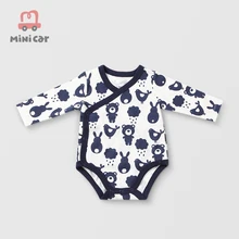 

2022 Newborn Baby Romper Infant Long Sleeve Baby Boy Girls Cartoon Clothes Cotton Suit Born Crawling Baby 0-18M New Jumpsuit