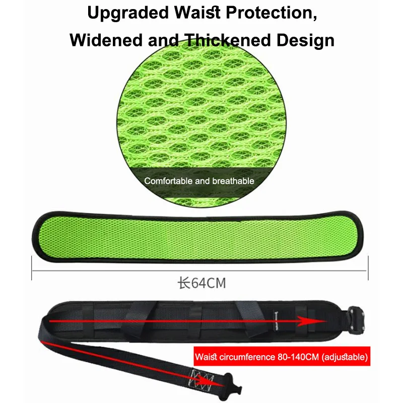 High-altitude Work Anti Fall Safety Rope Set Outdoor Rock Climbing Electrician Construction Safety Harnesses Protective Equipment