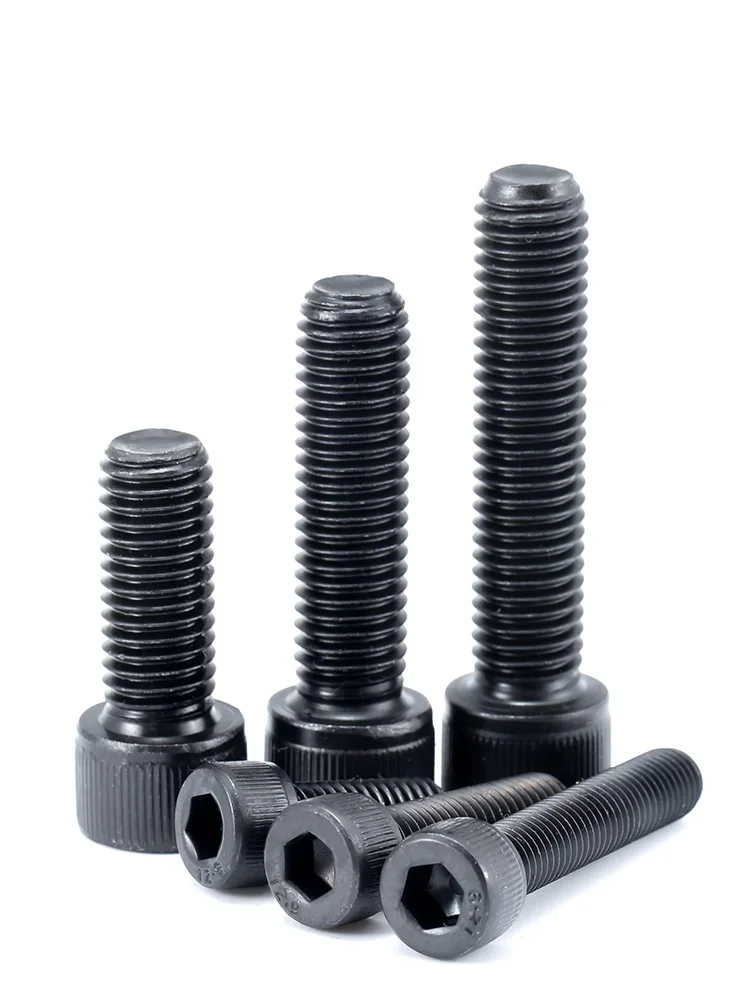 

3/8"-24 Grade 12.9 Marine Carbon Steel High Tensile American Standard Hex Socket Cap Screw Allen Bolt UNC 3/8 inch 24 teeth