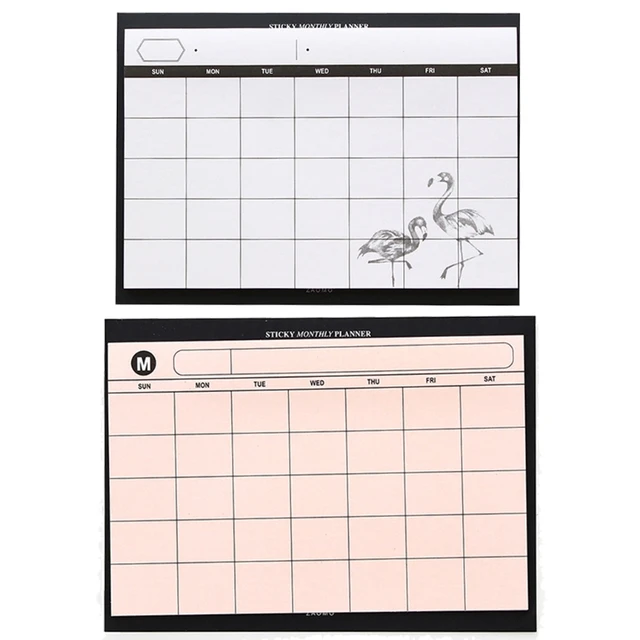 Chicken Weekly Planner Pad undated Planner Notepad office Desk