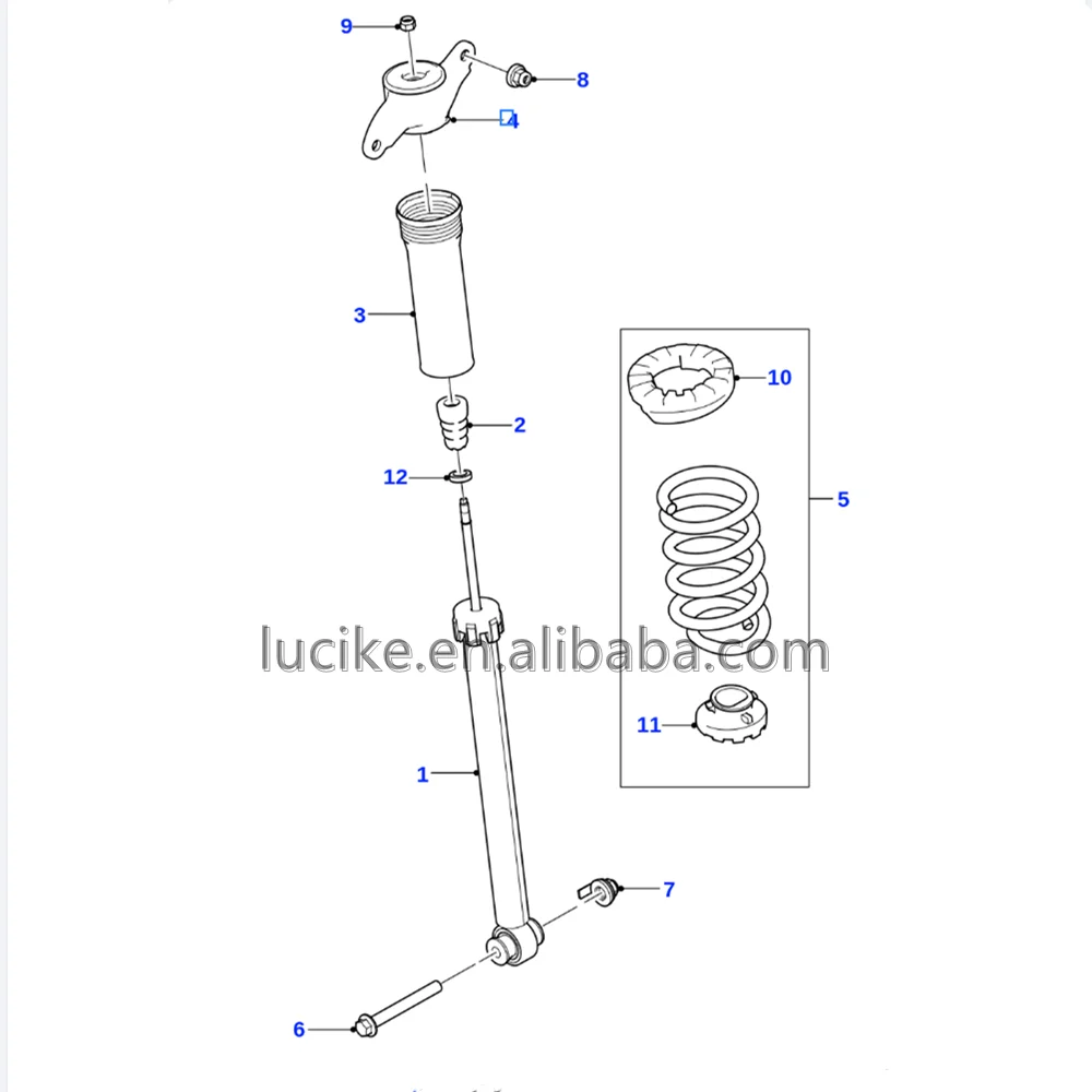 

for Jaguar XE rear shock absorber top glue T4N7372 T4N7374 T4N14851 T4N14853