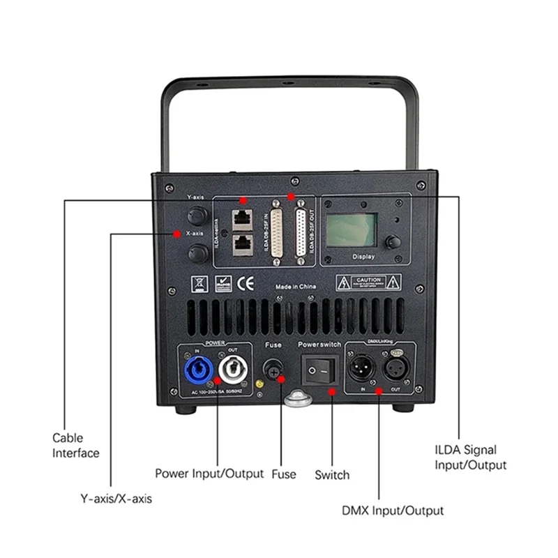 8W10W15W RGB 3D animation laser projector professional stage effect Christmas wedding
