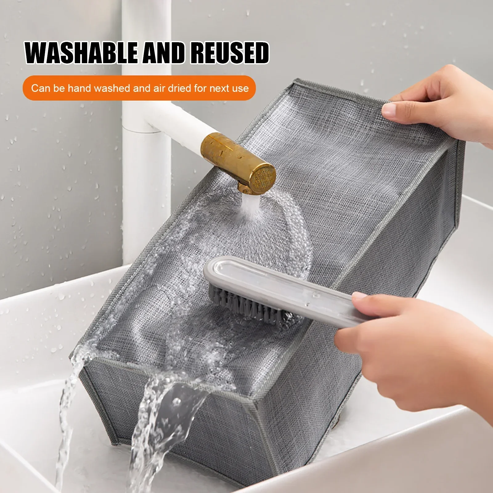 옷장 옷 주최자 청바지 구획 보관 상자 접이식 빨 수있는 옷장 서랍 티셔츠 용 침실 분리 상자