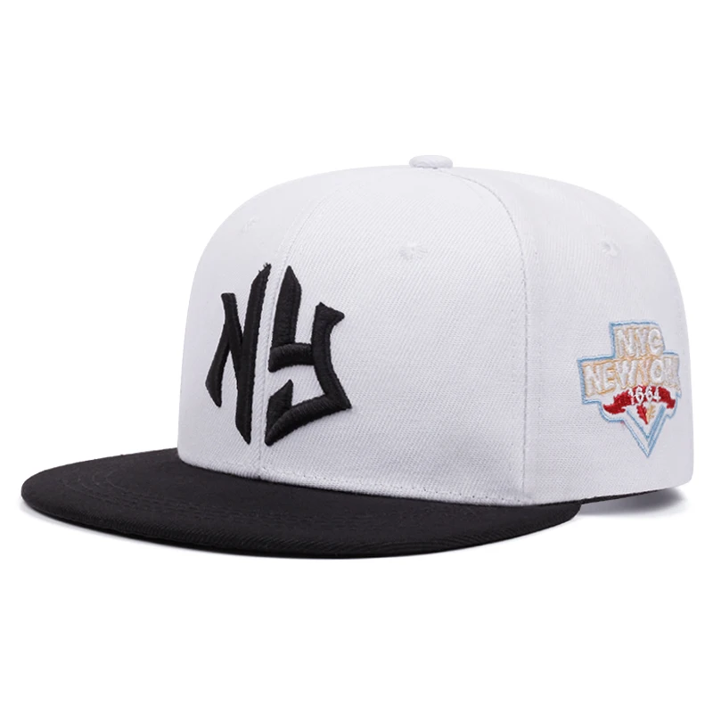 Men's Fashion Letter NY1664 Embroidered Snapback Hat Hip Hop