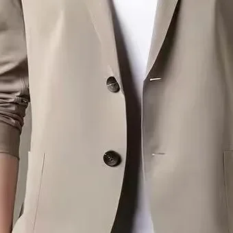 Men's Western-style Solid Color Suit Top Casual Business Wear Jacket New Spring Style Blazer For Men Fashionable Gentleman blazer jacket