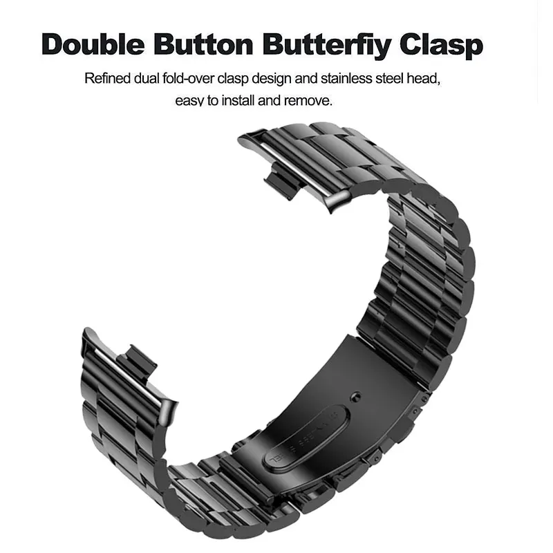 Stainless Steel Metal Strap Replacement Bracelet