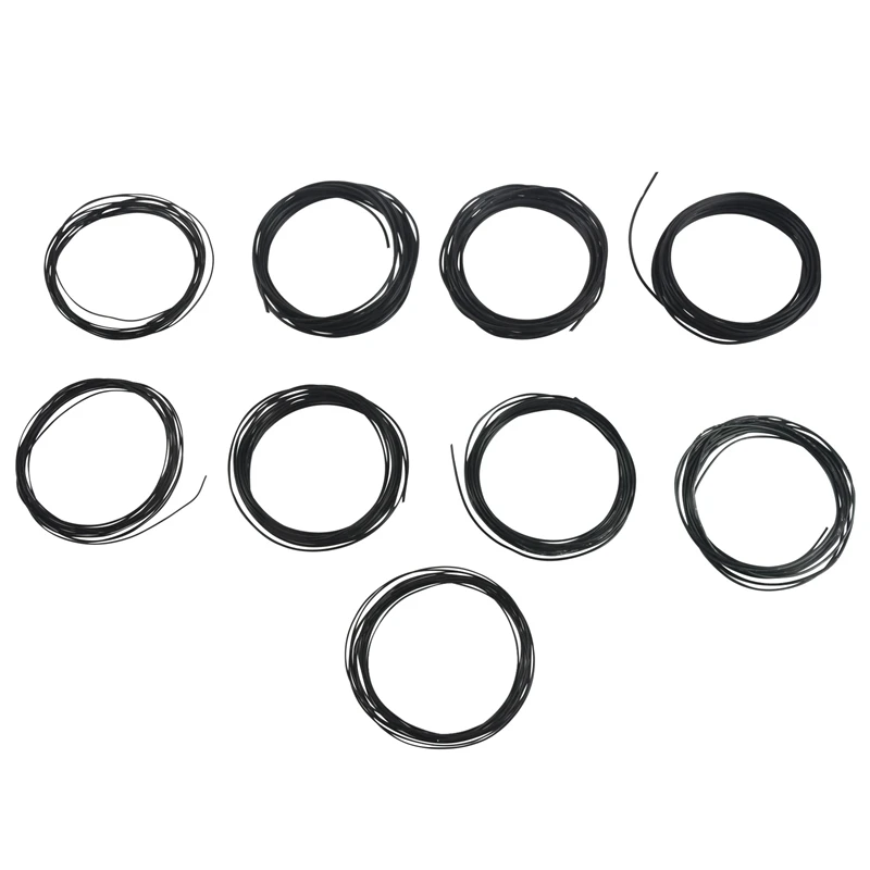

9 Rolls Bonsai Wires Anodized Aluminum Bonsai Training Wire with 3 Sizes (1.0 Mm,1.5 Mm,2.0 Mm),Total 147 Feet (Black)