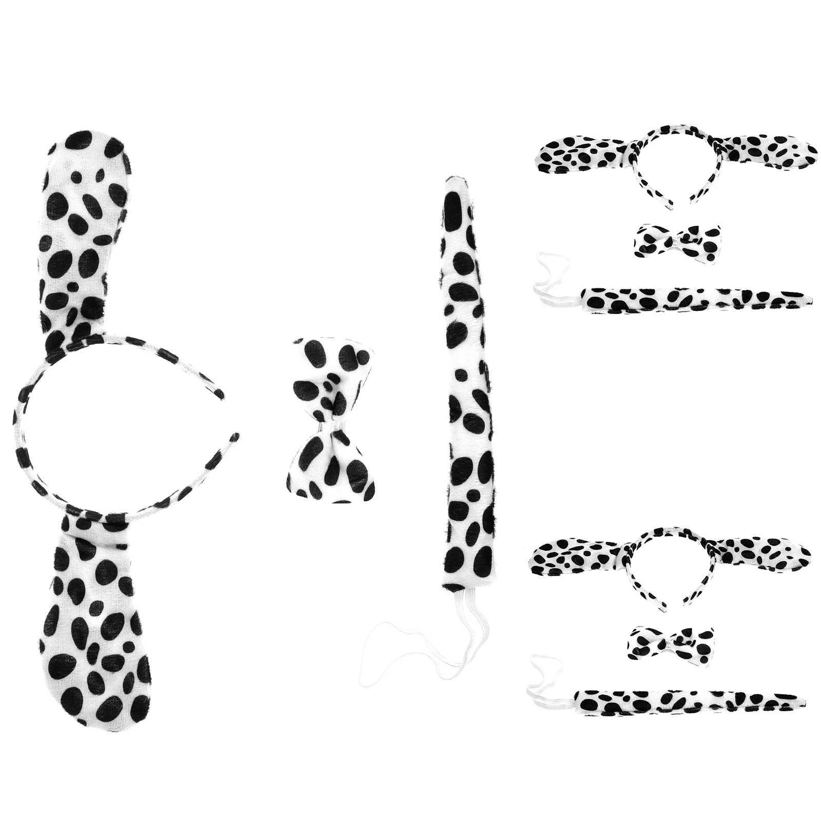 

3 Sets Party Headband Tail Animal Animals Costume Accessories Dog Costumes for Kids Miss