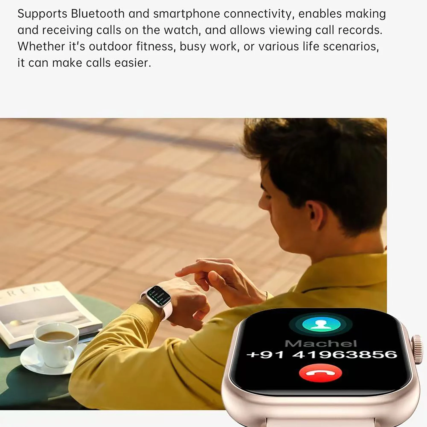 New Watch 10 NFC Bluetooth Call Smart Watch Women Men Heart Rate Voice Assistant 100+Sports Ladies Smartwatch - Image 5