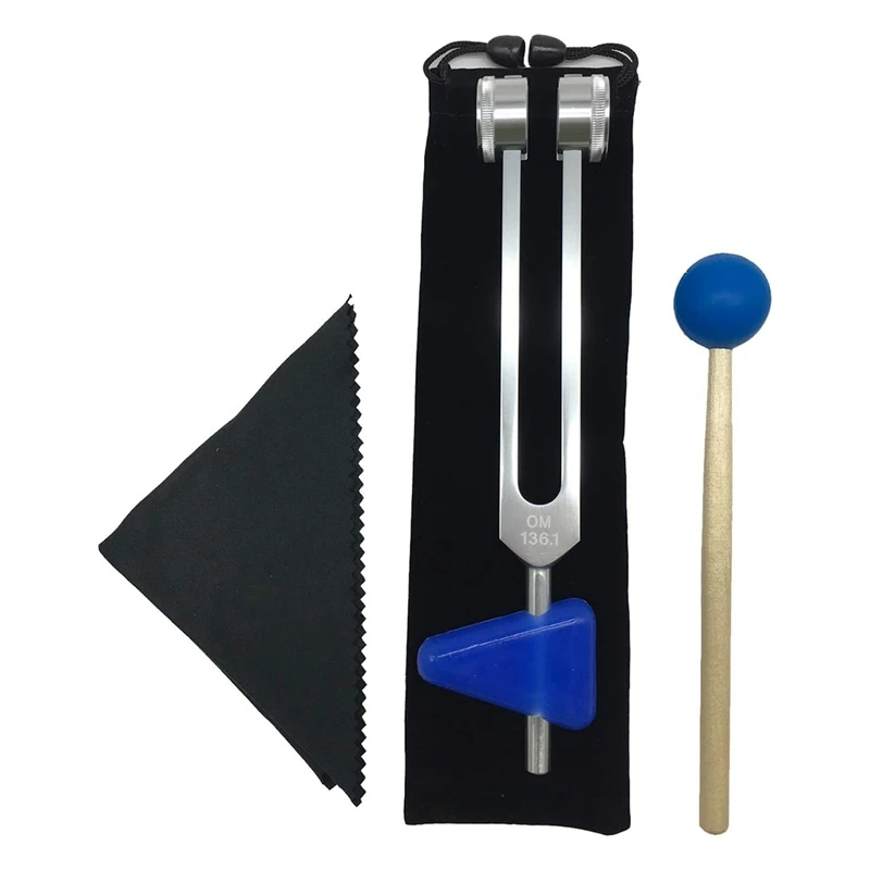 

Aluminum Alloy OM136.1 Hz Tuning Forks With Hammers Set For Nervous System Testing