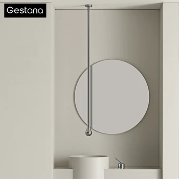 Luxury Matte สีดําทองเหลืองเพดานสไตล์ก๊อกน้ํา,โมเดิร์นติดผนัง Handle Dual ใช้ห้องน้ําอ่างล้างจานอ่างอาบน้ํา FIXTURE 1