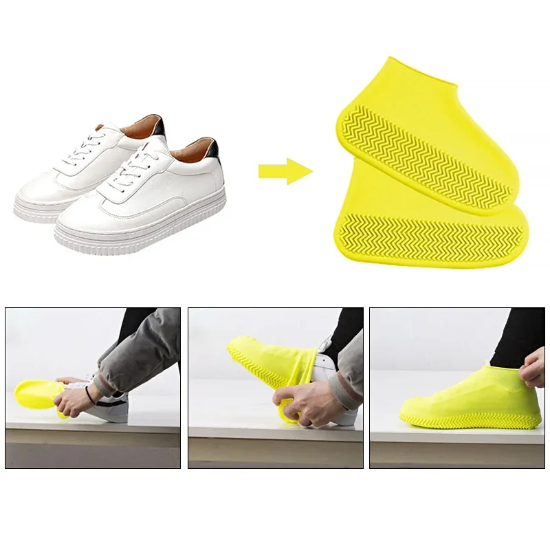 Rain Shoe Covers Silicone Rain Shoe Cover for Men Women Children
