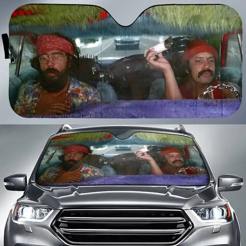 

Автомобильный солнцезащитный козырек Cheech и Tommy Chong, солнцезащитный козырек для лобового стекла, автомобильные аксессуары