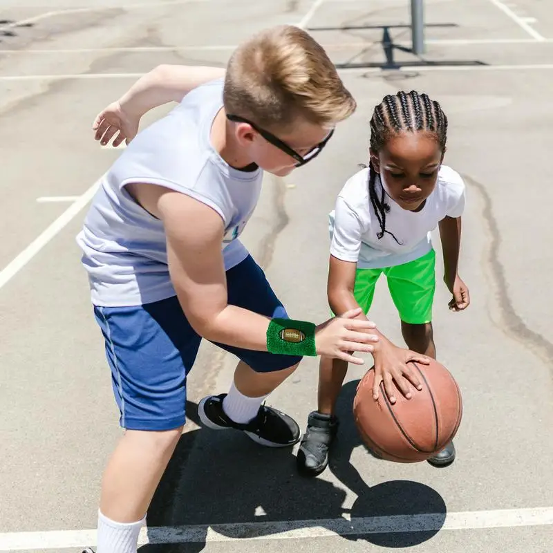 Bandeaux de poignet de sport pour enfants Bandeaux de poignet pour enfants  Accessoires de bandeaux de sueur pour basketball, baseball, football,  soccer, fitness