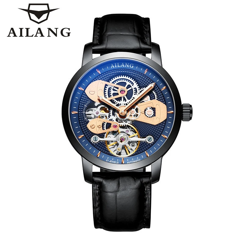 Orologio da polso di lusso AILANG, orologio da polso da uomo in acciaio inossidabile impermeabile con tourbillon, automatico, meccanico, Relojes Hombre_voghion.com