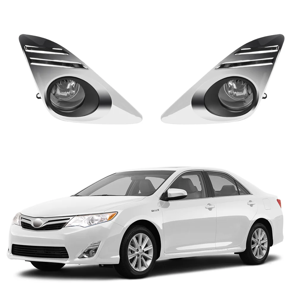 

12V 55W Fog Light Fit For Camry Fog Light Assy h11 halogen bulb+fog lamp cover+switch+cable+relay