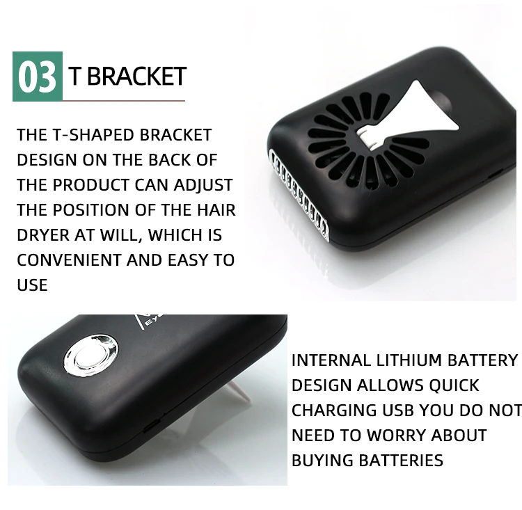 Description Picture 6 of itemUSB Rechargeable Portable Eyelash Fan Dryer Blower Mascara Glue Fast Dry False Eye Lash Extension Supplies Grafted Eyelashes Fan