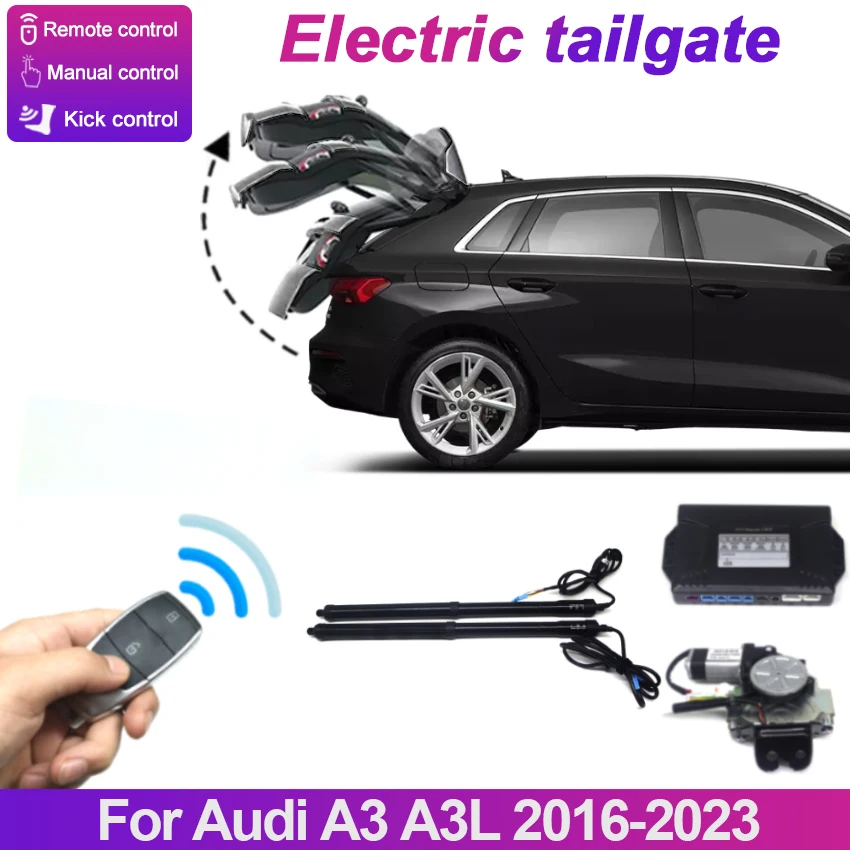 

Для Audi A3 A3L 2016-2023 контроль багажника электрическая задняя дверь автомобильные аксессуары автоматическое открытие багажника дрейф приводной комплект питания