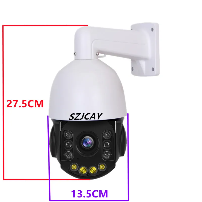 Telecamera di sorveglianza Wifi Sony415 8MP 4K 30X Zoom ottico Tracciamento automatico Telecamera IP PTZ Telecamera esterna 4G Sim Card Videocamera di sicurezza CCTV - immagine 5