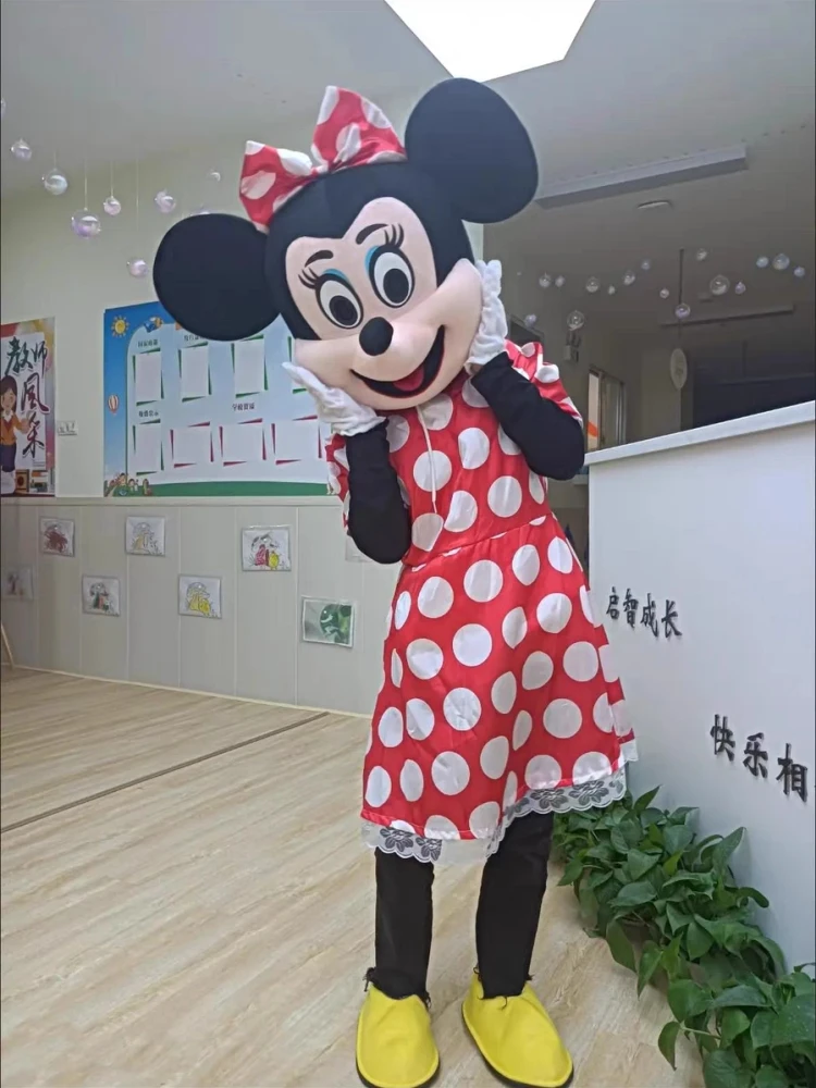 thumbnail image 1 of Disfraz de mascota de Mickey Minnie Mouse para cosplay, juguete para adultos, dibujos animados de anime, publicidad, fiesta, gran peluche, publicidad, evento, fiesta, adulto, 1 of 4