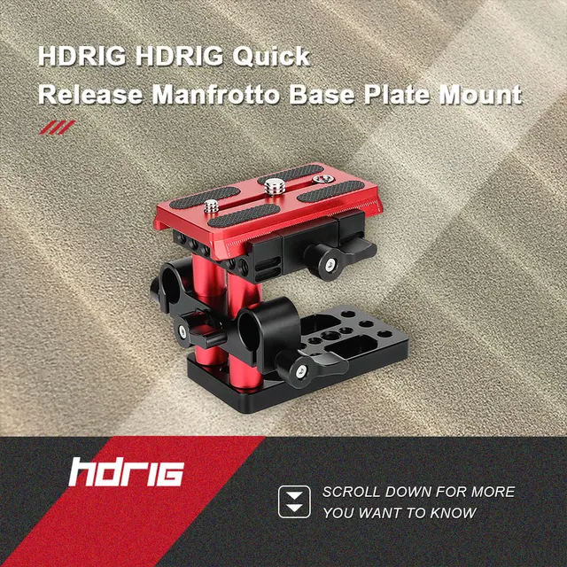 Staffa Supporto Per Teleobiettivo - 20 Cm Con Piastra Sgancio Rapido E Livella, Viti Standard