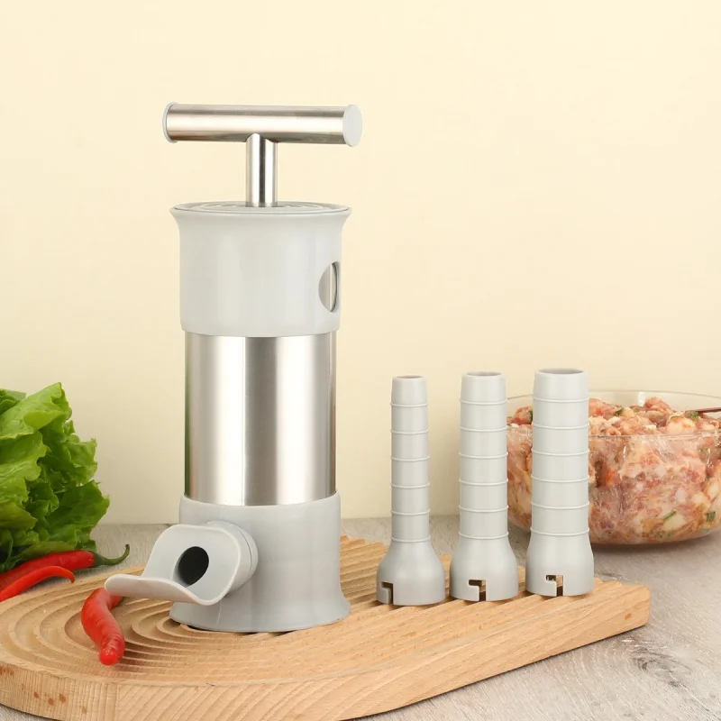 Efficient Manual Sausage Stuffer-Easy to Use and Clean-Perfect for Homemade Sausages and Other Delicacies