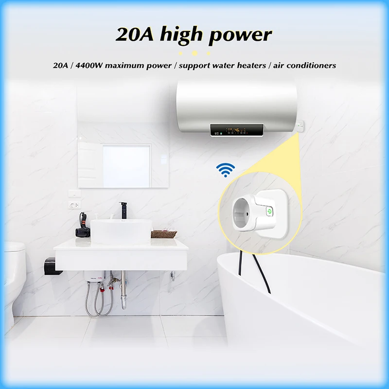 WiFi/ZigBee Ʈ  16/20A Tuya Ʈ     Ʈ ÷ Alexa Google Home alice  Ʈ Ȩ  ܼƮ