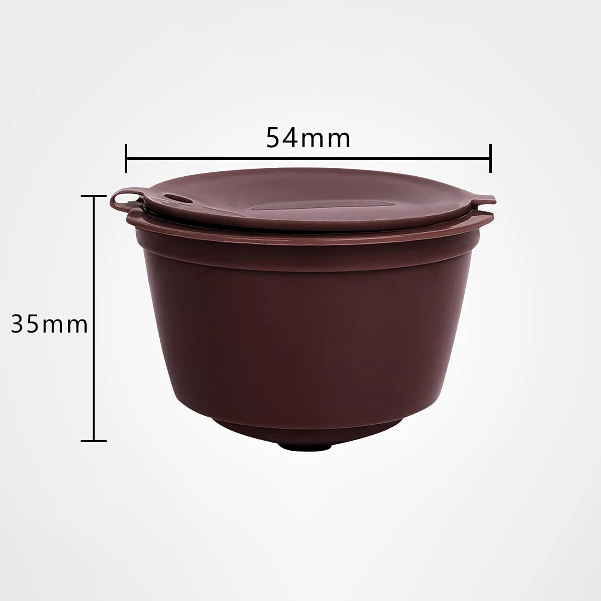 6 Pcs Reusable Colorful Coffee Filter for Dolce Gusto Refillable Coffee Capsules Capsule Shell Filter