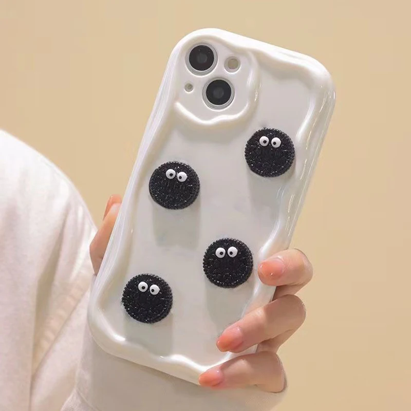 Cute 3D Lucky Cookies Cartoon Soft Wave TPU Phone Case