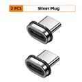 2Pcs Plug Silver