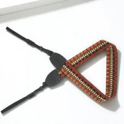 조절 가능한 와이드 숄더 카메라 슬링 스트랩 레트로 에스닉 스타일 DSLR 카메라용 전문가용 인체공학적 편안한 폴리에스터