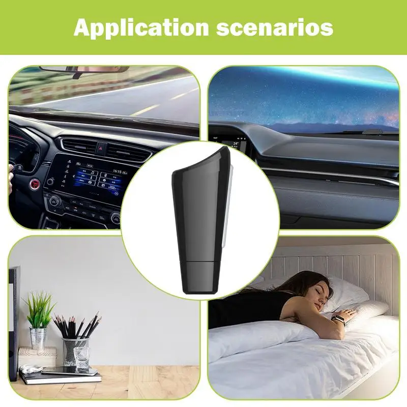 Auto Ionizer Car Air Purifier Portable Ionic Air Freshener Filter Car Purification Filters For Dust And Pet Odors Interior