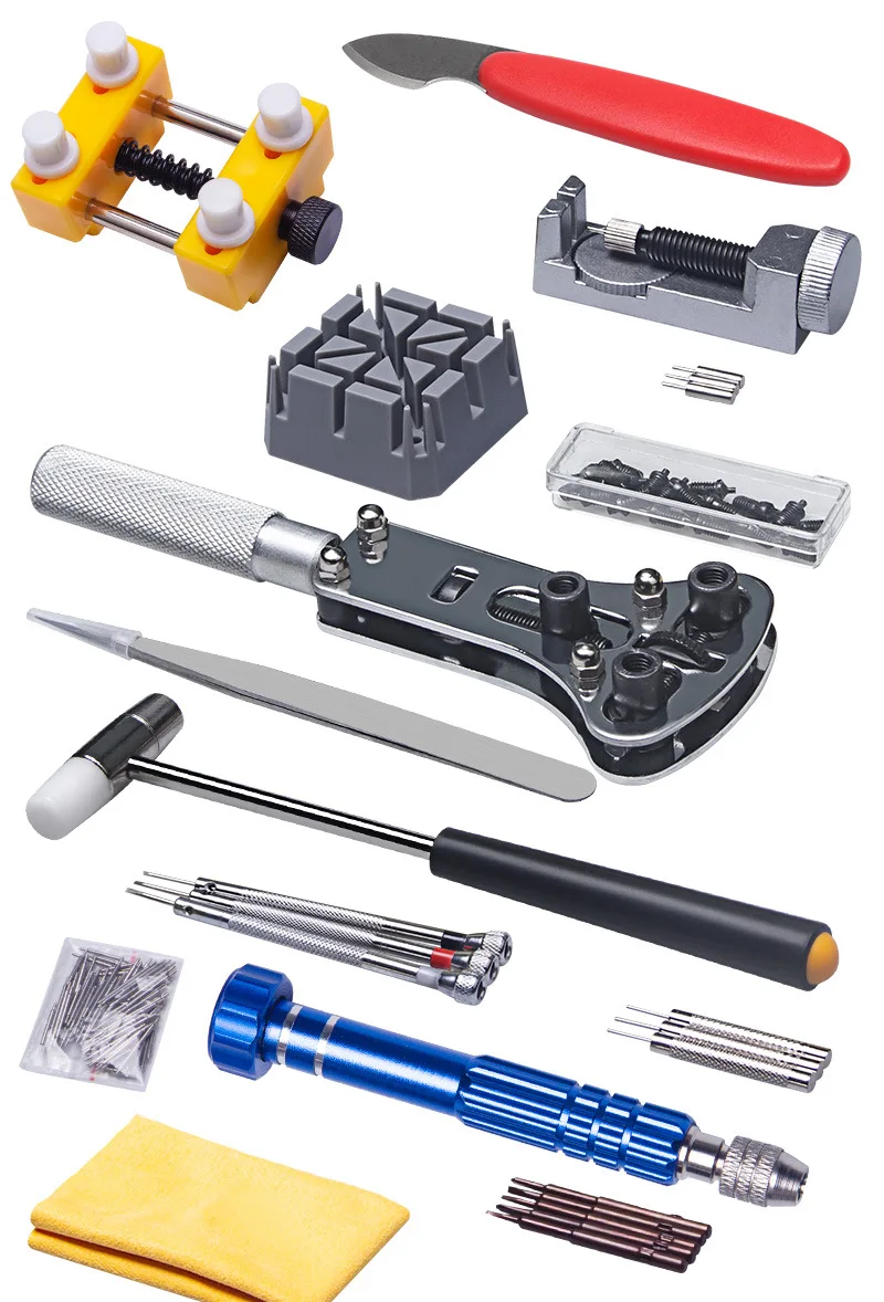 Senior Watch Repair Tool Kits Watch Link Pin Remover Case Opener Spring Bar Remover Movement Lid Opener Pry Kits