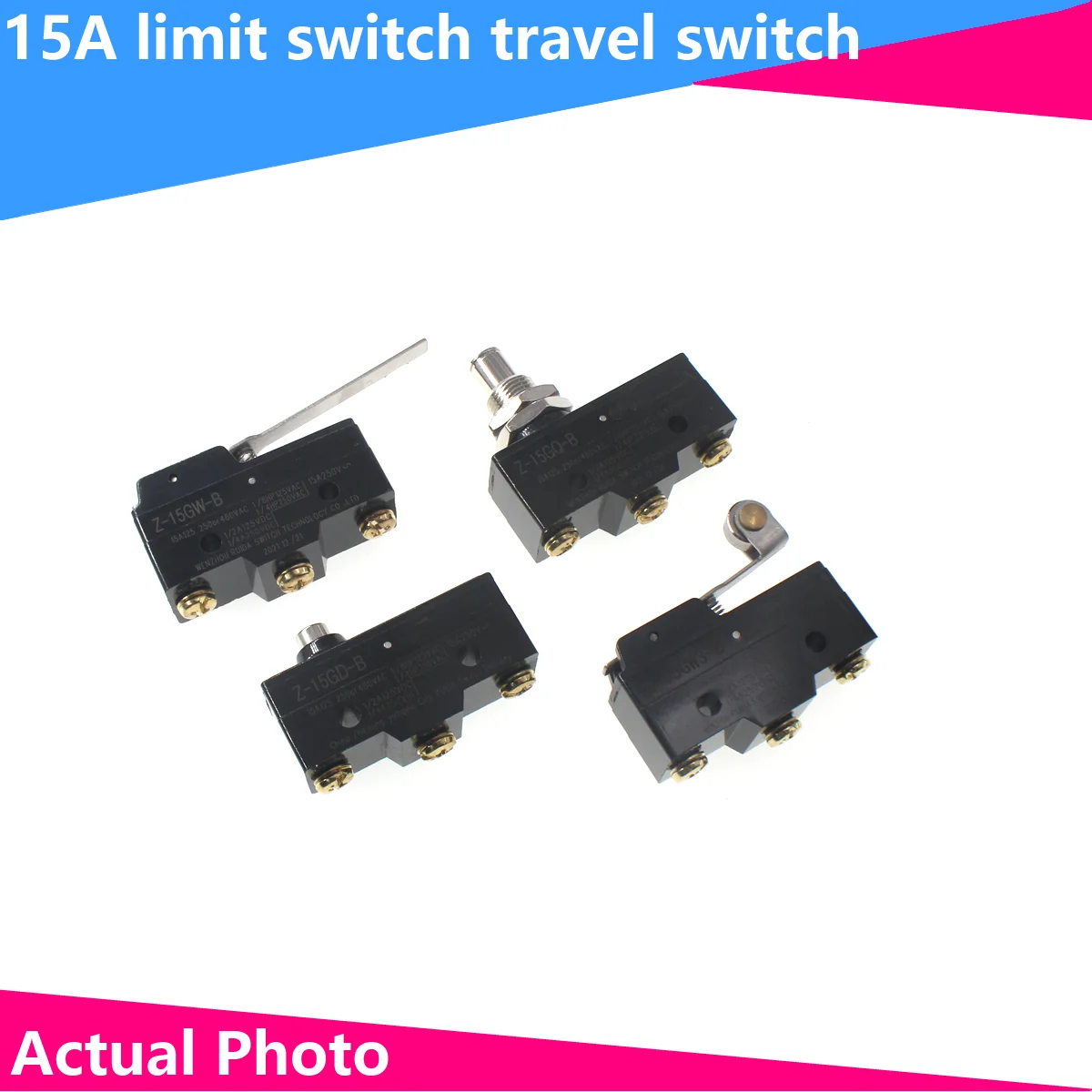 limit switch travel switch microswitch Z-15GQ/GW22/GQ21/GQ22/GD silver contact 15A 250V