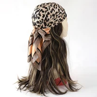 60Colors Luxury Scarf Women 70*70Cm Silk Feel Square Hair Wrapping Foulard Satin Shawl Big Size Head Bandana Hijab Handkerchief - Image 2