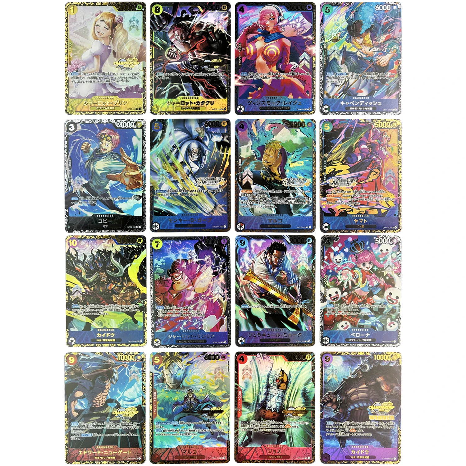 

31 шт./комплект, призовая карта для соревнований Luffy Ace Shanks Zoro Yamato Kaidou OPCG