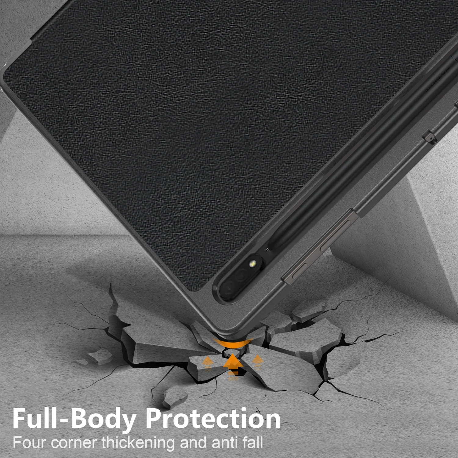 Ultra Slim Shockproof PU Leather Tablet Case - 14.6-Inch Protective Cover