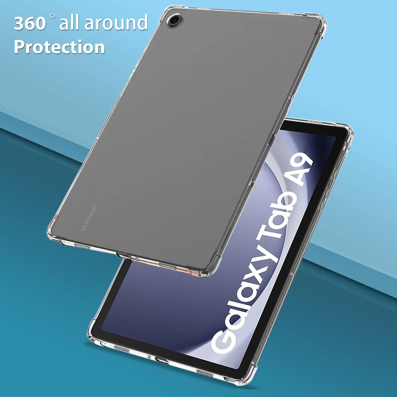Étui pour Samsung Galaxy Tab A9 Tablette 8.7 pouces à trois volets Stand  Cover pour galla.com tab A9 (2023) SM-X115 SM-X115N SM-X110 Cas - AliExpress