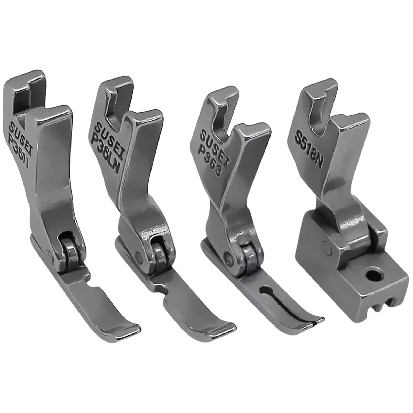 Nähfuß-Set mit Reißverschluss # P363 + S518N + P36N + P36LN Für Singer Brother Juki Industrielle Steppstich Nähmaschine Zubehör – Detail 4
