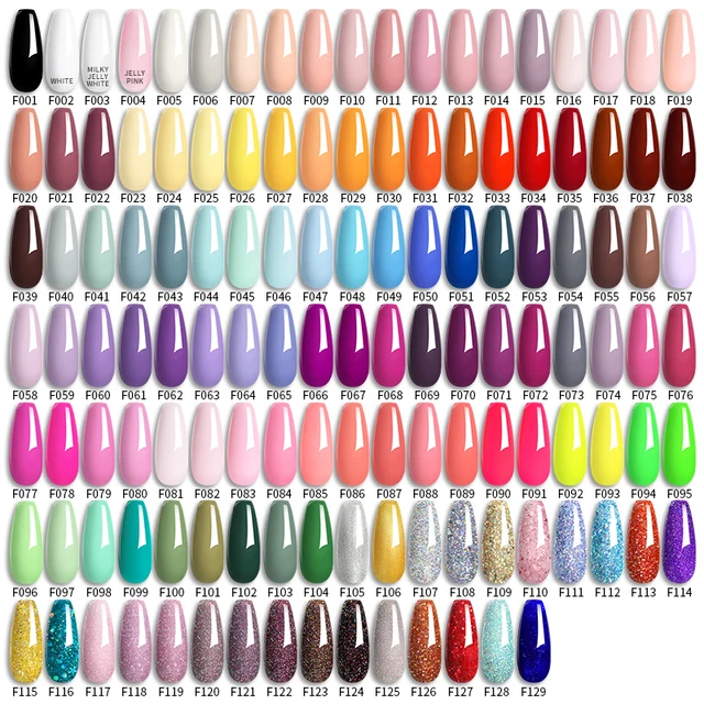 vernis a ongle en Gel UV LED, 129 couleurs, 7ML