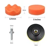 7/11/pcs set 3inches Drill Brush Kit Foam Disc Wool Pad for Polishing Buffing Waxing Sponge Wheel Cleaning Hand Tool 6