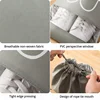 5pcs/set Shoe Storage Bag With Thickened Non-woven Fabric Strap Mouth Large Capacity Travel Waterproof Shoe Bag Moistureproof 5