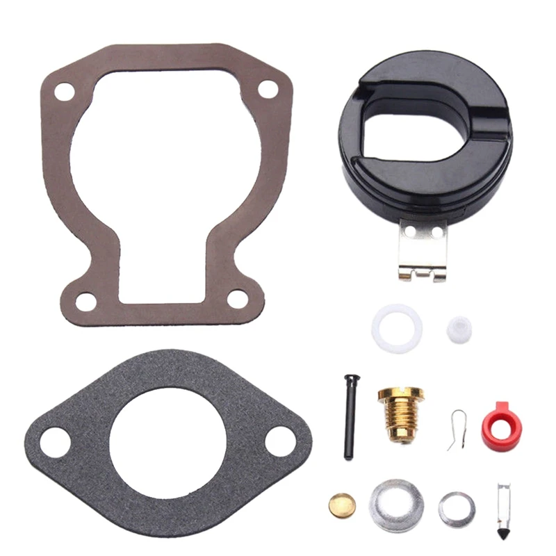 

5X Carburetor Repair Kit With FLOAT 4-15 PS For Johnson Evinrude 398453 Repair