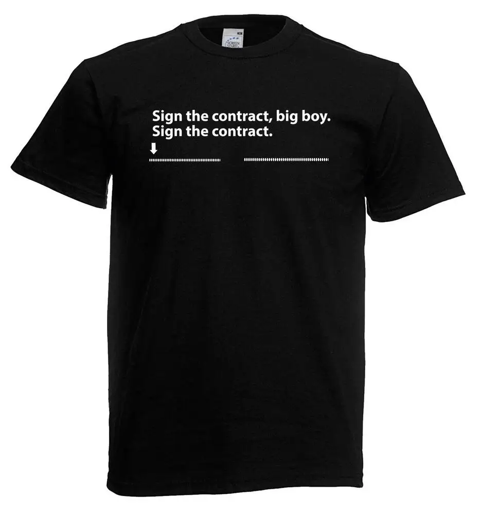 

Adults Sign The Contract Big Boy Heavyweight Boxing Legend Quote Unisex T-Shirt Unisex T-shirts For Man Woman Short Summer Tees