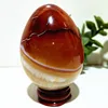Natural Red agate beautiful egg shape Stones And Crystals Feng Shui Witchcraft Energy Room Decorations 1