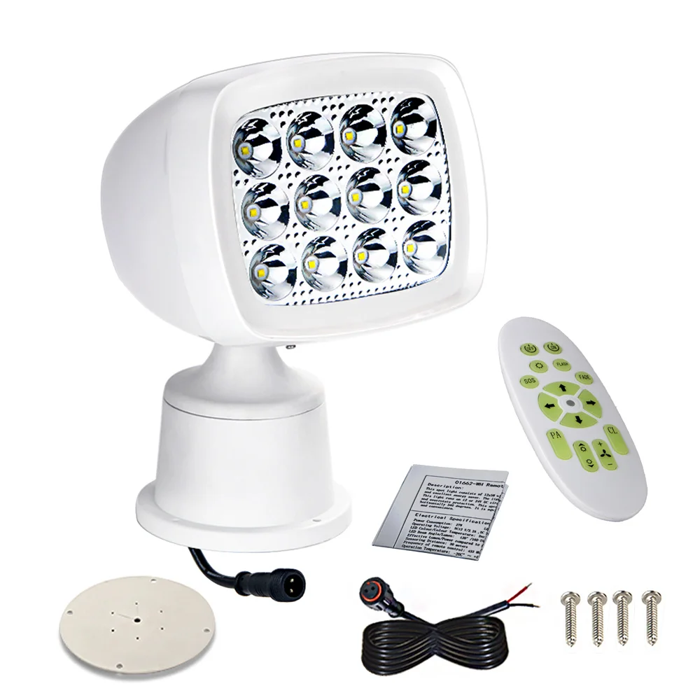 BoatNavigationLightShipSpotlightsOceanSpotlightsSearchLightsLEDOffRoadSUVWireless