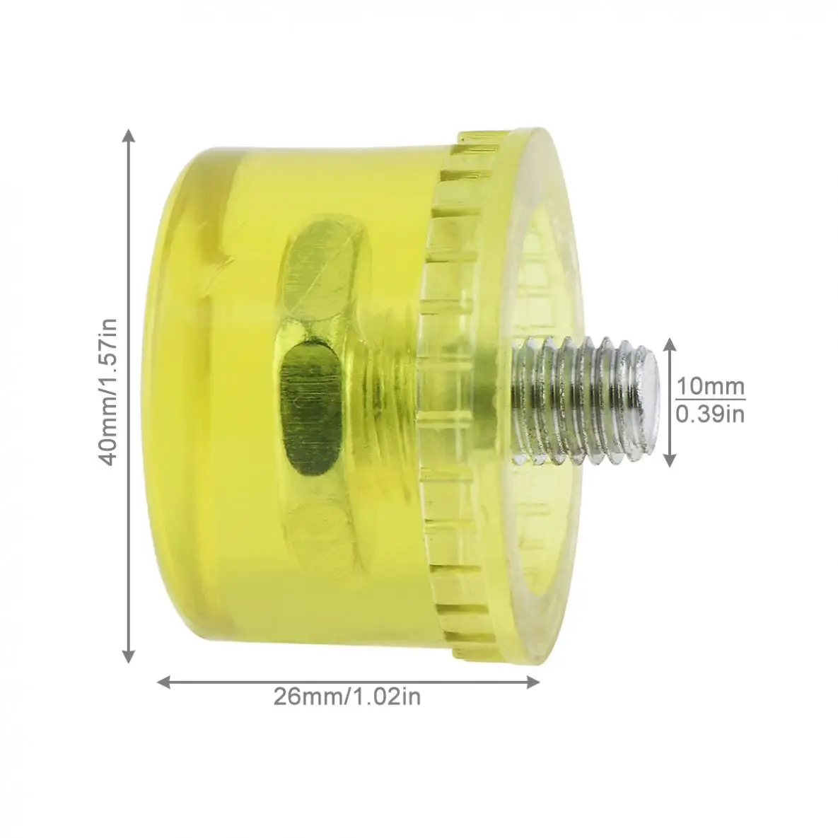 25/30/35/40Mm Rubber Hammer Head Repalcements Double Faced Hammer Cap Nylon Head Mallet Hand Tools No rubber hammer manual tools
